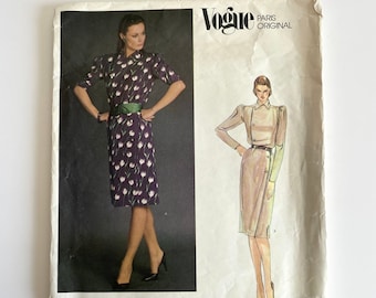 Givenchy dress pattern, Vogue Paris Original 2679, size 8