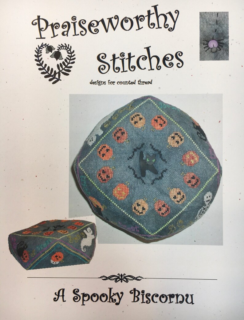 Bones Starlight Ballroom Praiseworthy Stitches Cross Stitch Patterns Halloween Hop Harvest House Spooky Biscornu Mr Fiber Arts Art Collectibles Privius Com
