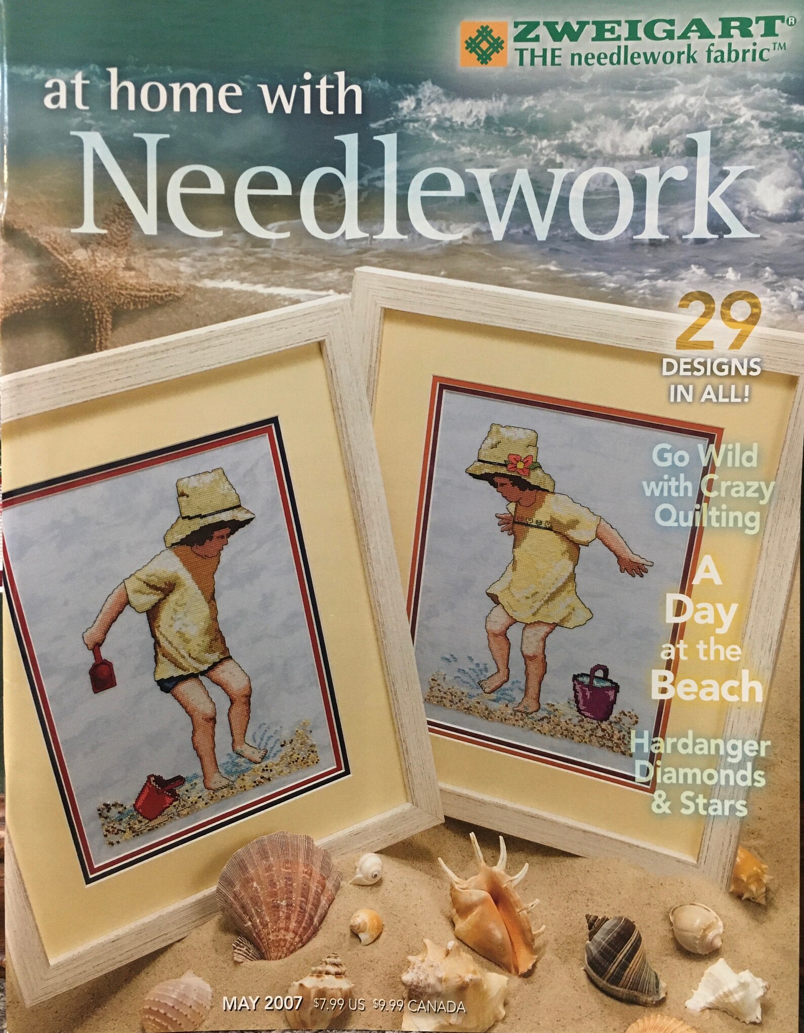 At Home with Needlework Zweigart Magazine Cross Stitch Etsy