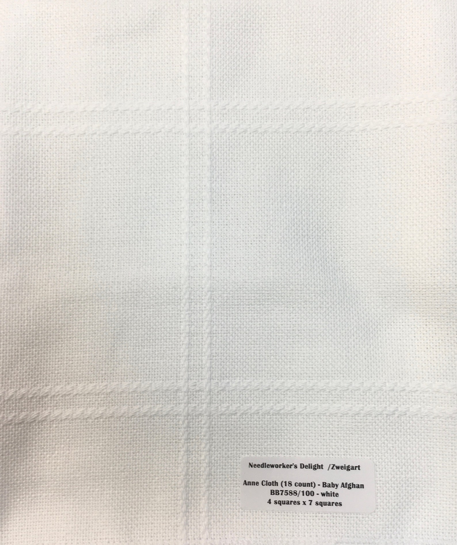 Zweigart Anne Cloth Baby Afghan for Cross Stitch 18 count Etsy