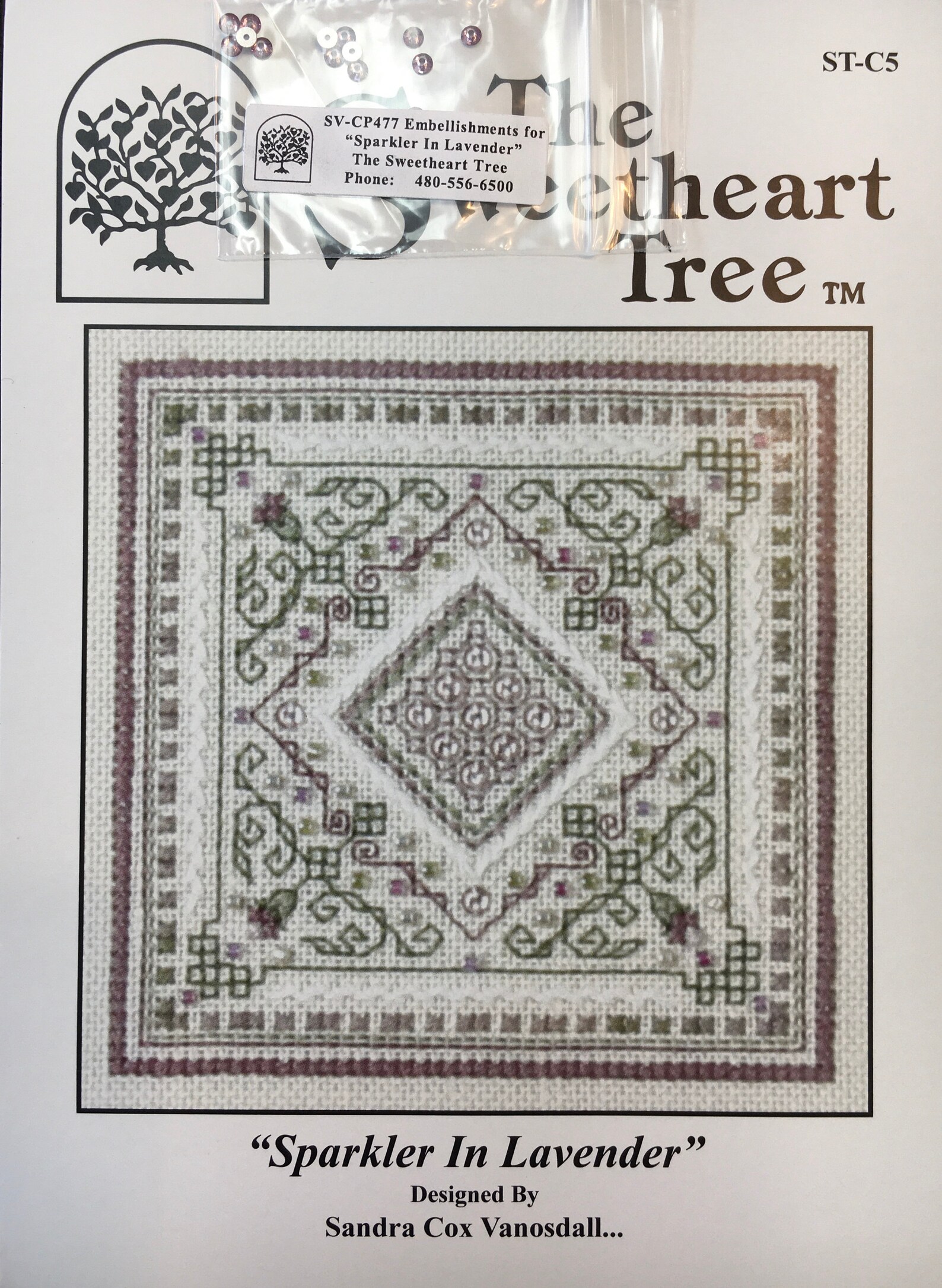 The Sweetheart Tree Counted Cross Stitch Patterns Biscornu | Etsy