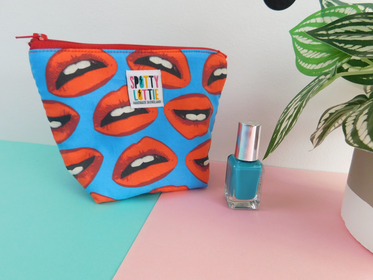 Make up Bag Cosmetic Bag Wash Bag Toiletry Bag Lunch Bag Lips Etsy