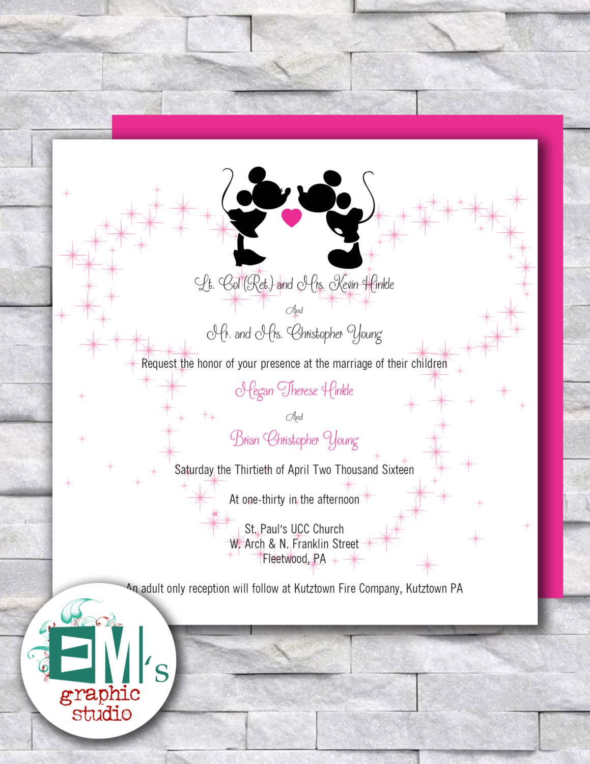 Disney Wedding Invitation Templates 9