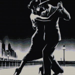 2 Peyote- och vävstolsmönster - Tango - 16 färger Delica Miyuki 11/0 - Mönster 2644 handledning i PDF-format