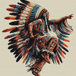 2 Schemi Peyote and Loom - Native American - 20 colors - Delica Miyuki 11/0 - Pattern 3432 Tutorial pdf