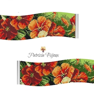 2 Peyote and Loom Patterns - Roses Flowers - Delica Miyuki 11/0 - Pattern 1381 Tutorial pdf