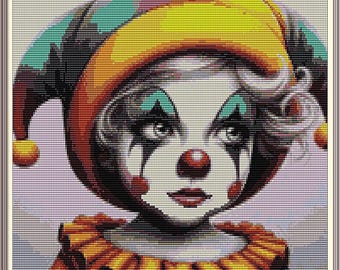2 Peyote and Loom Patterns - Baby Clown / Tapestry - 21 colors - Delica Miyuki 11/0 - Pattern 2126 Tutorial pdf