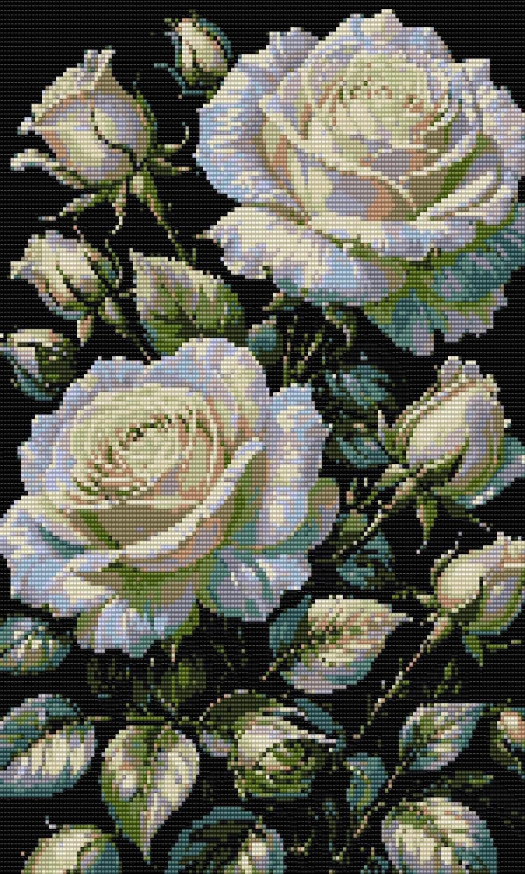 S3168 Pattern 2 Patterns Peyote and Loom Rose Buanche Tapestry - Only 20 Colors ...