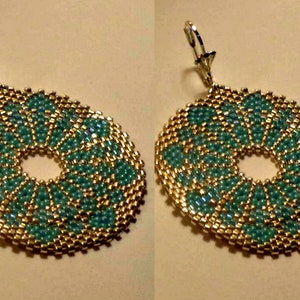 Tutorial &quot;Ocean&quot; Tropfenohrringe - Circular Peyote Technik mit Rocailles 15/0 und Delica Miyuki 11/0 Tutorial pdf