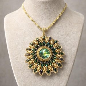 Tutorial ciondolo o orecchini "Sole Stella" - Tecnica peyote Rocailles e Delica Miyuki - Superduo - Rivoli Tutorial pdf