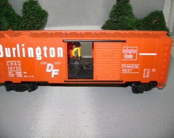 Rare Vintage BURLINGTON Loading Box Car
