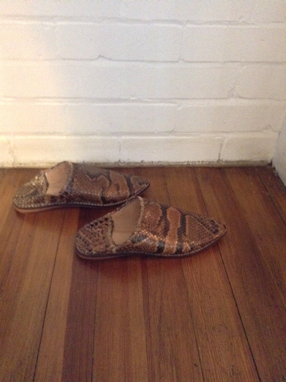 Vintage Python Harrm Slip On Size 7 - image 5