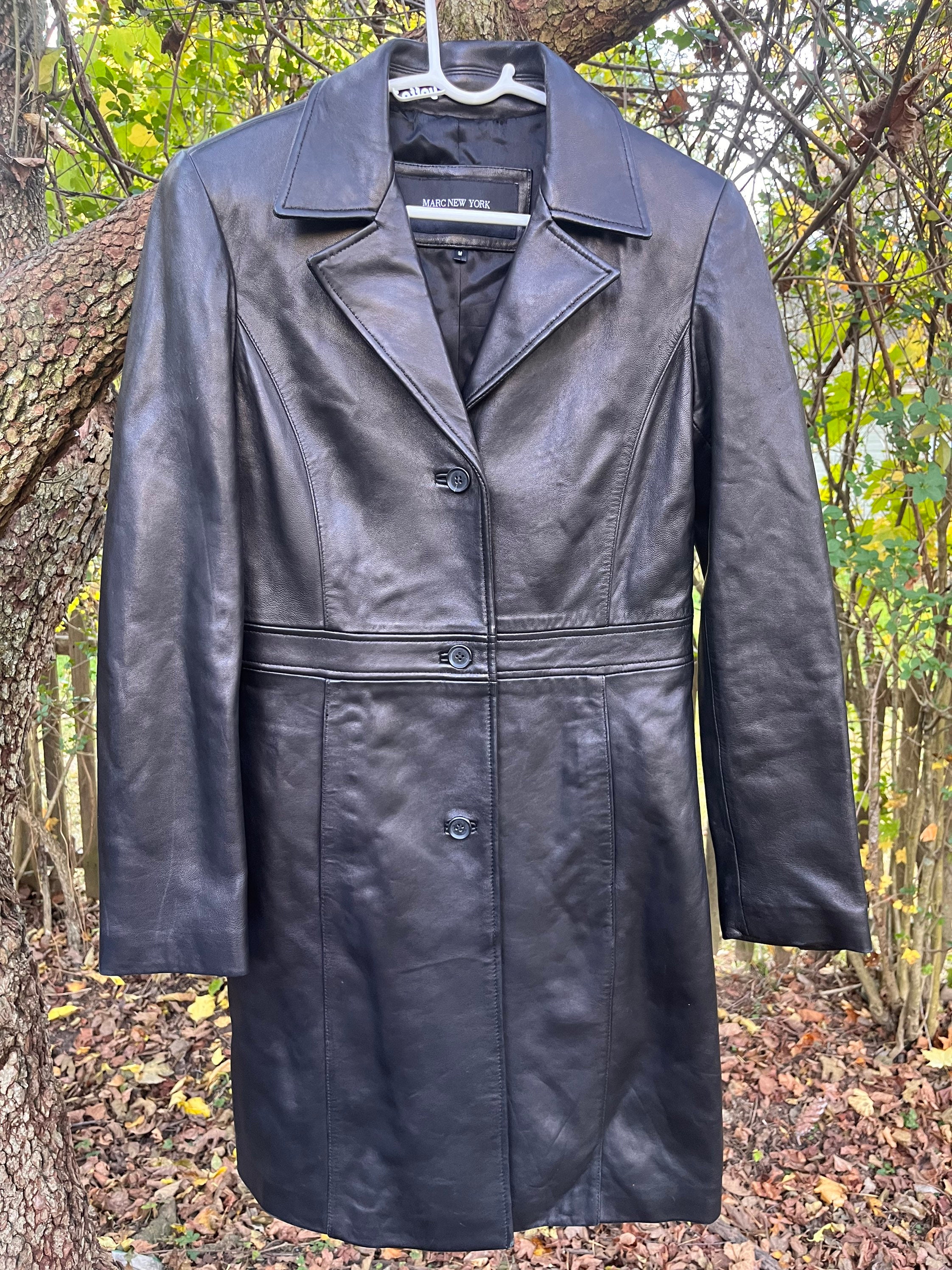 Vintage Andrew Marc Leather Jacket - Etsy