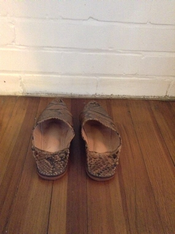 Vintage Python Harrm Slip On Size 7 - image 3