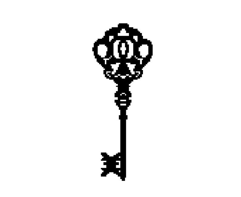 Cross Stitch Pattern Skeleton Key Counted Cross Stitch PDF ...