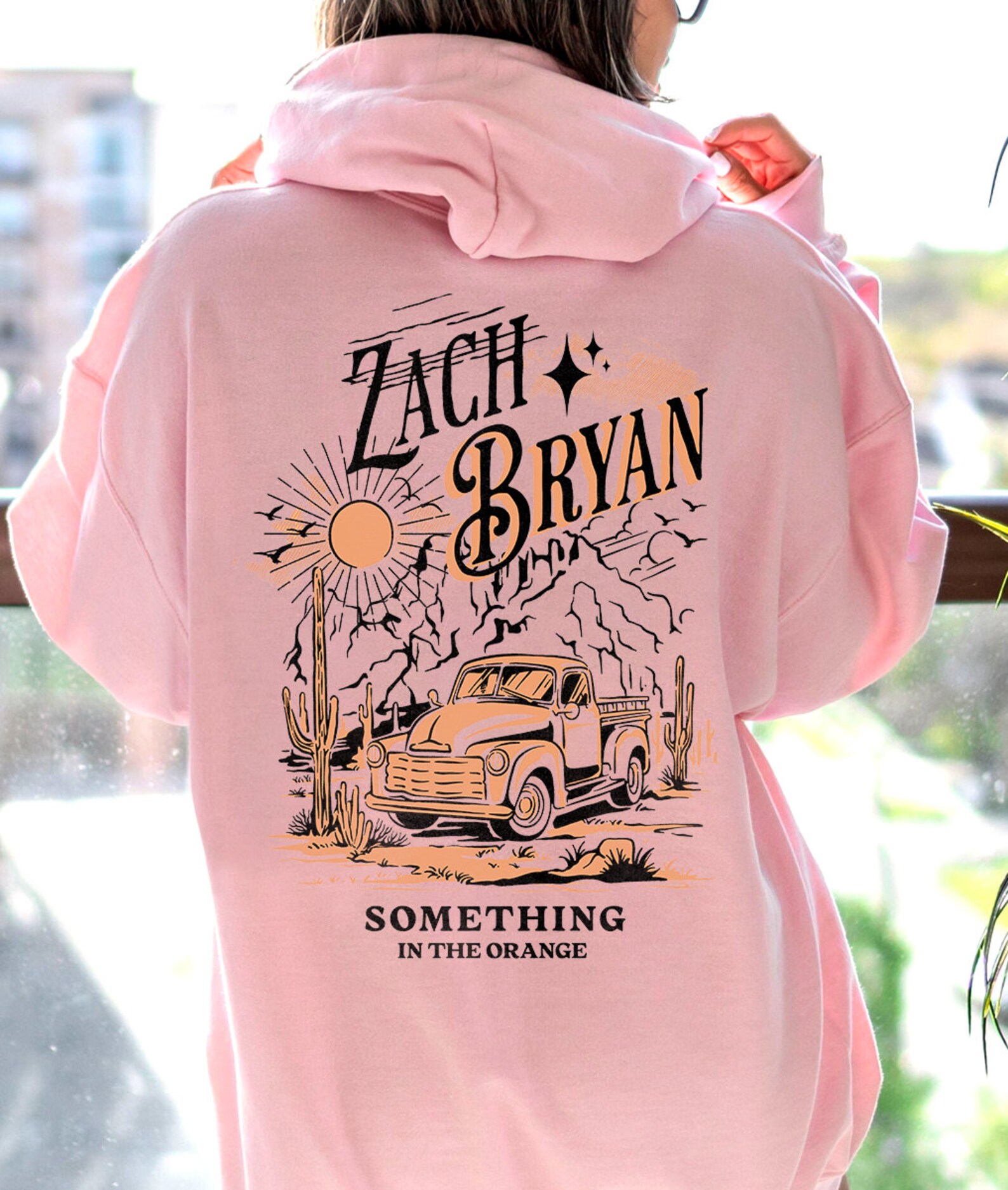 Zach Bryan Something in the Orange Hoodie American Heartbreak Etsy