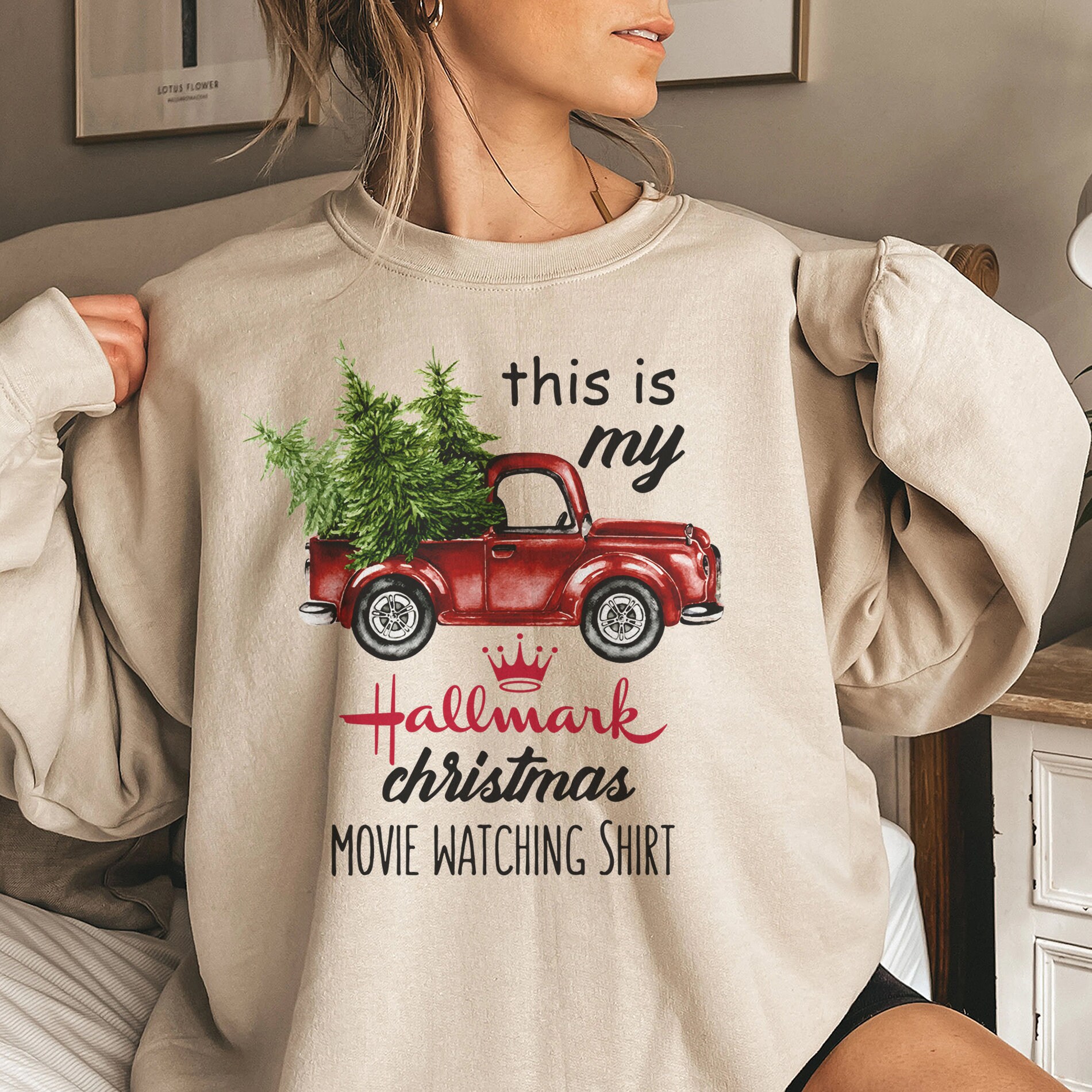 Hallmark Sweatshirt - Etsy