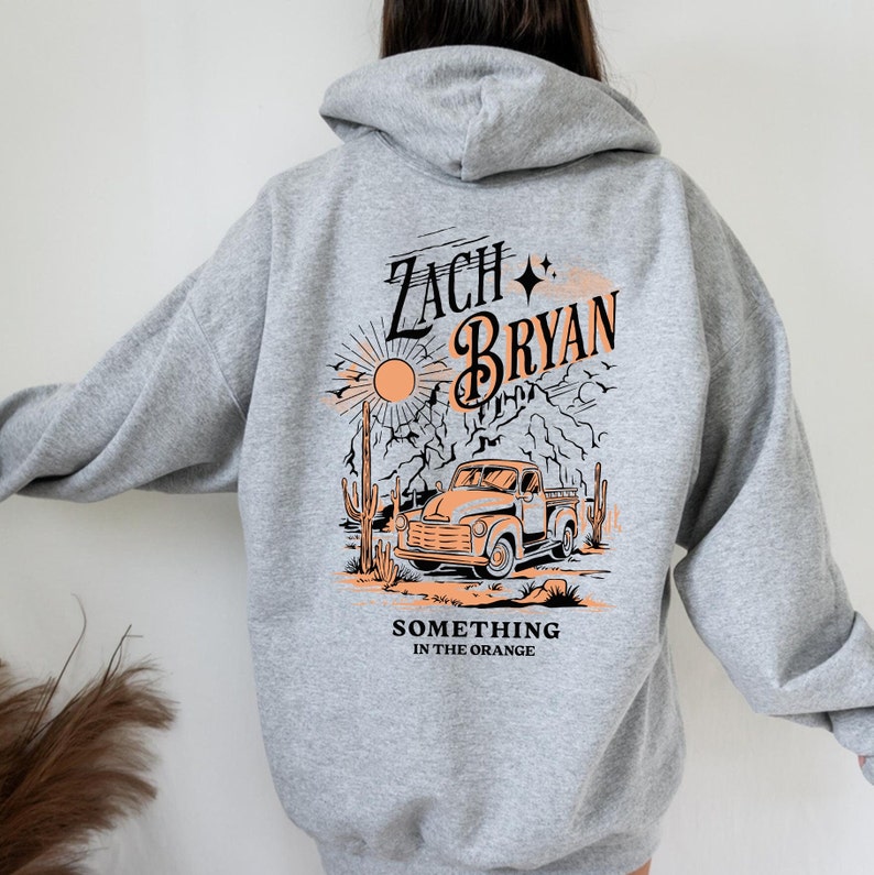 Zach Bryan Something in the Orange Hoodie American Heartbreak Etsy