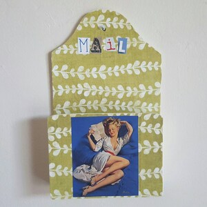 Letter Holder, Mail, Pin-up Girl, Retro