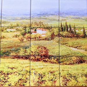 Sicily Italy Ceramic Tile Backsplash.