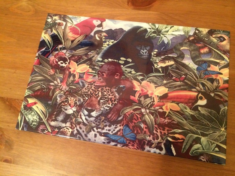 Decorative handmade ceramic wall tile of a Animal Etsy