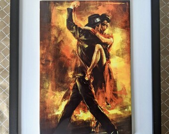 Płytka ścienna Tango Ceramic, 8" x 12" z błyszczącym wykończeniem, z ramą lub bez.