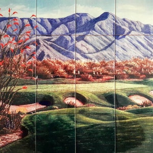 Tuscany Italy Ceramic Tile Mural.