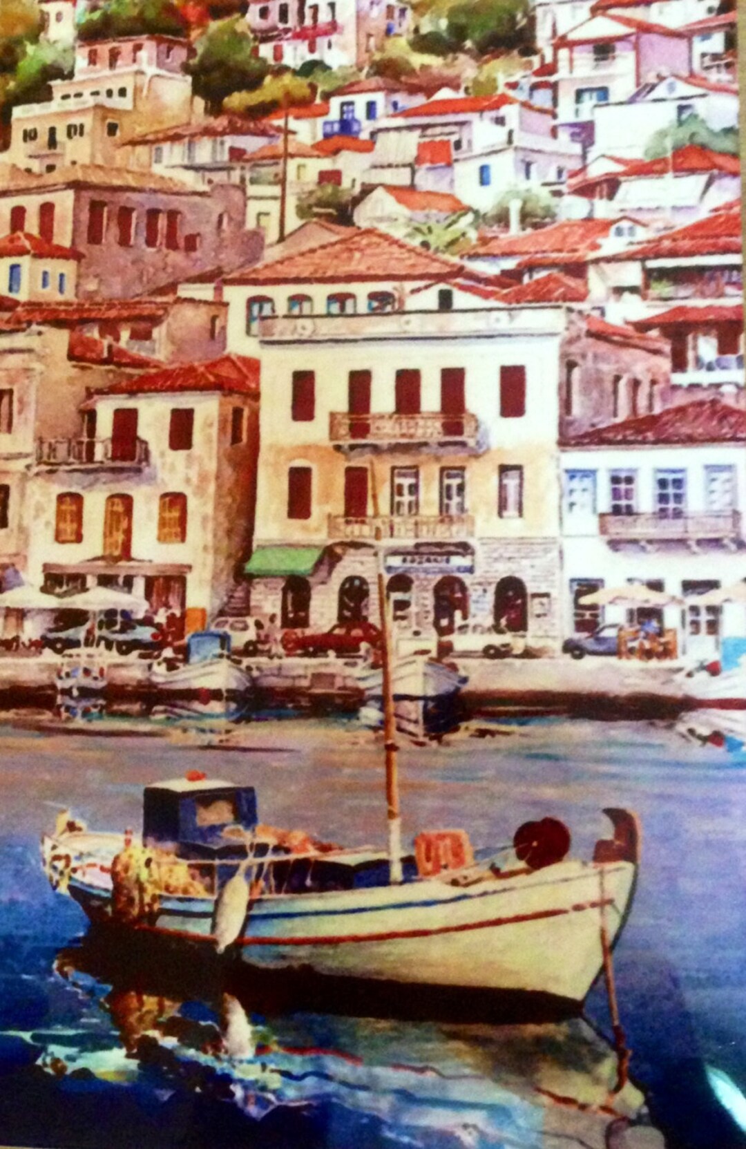 Valencia Spain Ceramic Wall Art Tile, 8 by 12 Glossy Finish, With or