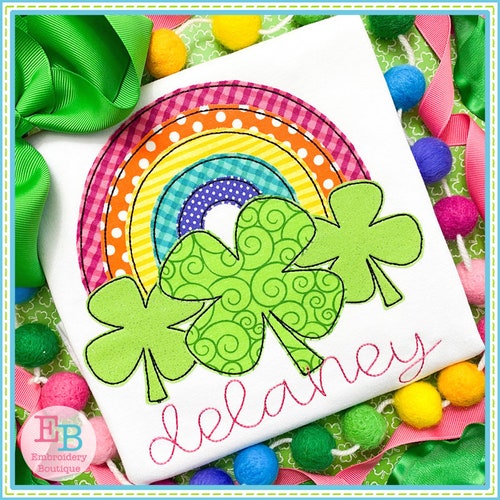 free machine embroidery st patricks day