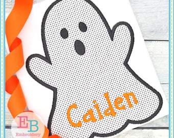 Ghost Applique: Spooky Halloween Embroidery Design (Digital File)