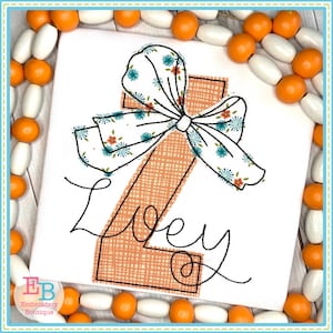 Big Bow Applique Font, INSTANT DOWNLOAD, Multiple Sizes and Formats, Machine Applique Embroidery Digital Design File, Bean Font