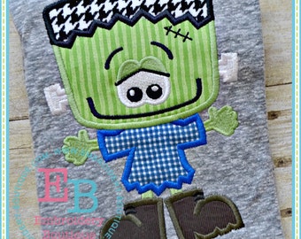 Frankie Guy Applique: Fun Halloween Boy Design (Digital File)