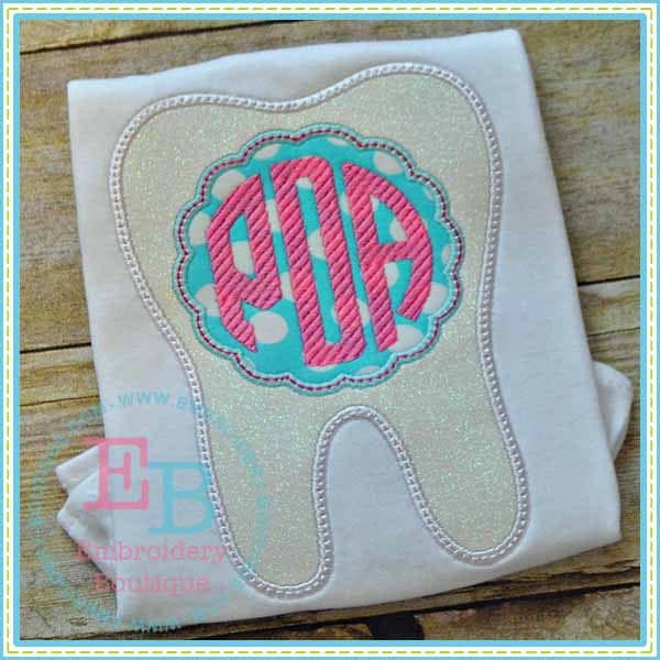 Tooth Applique - Etsy
