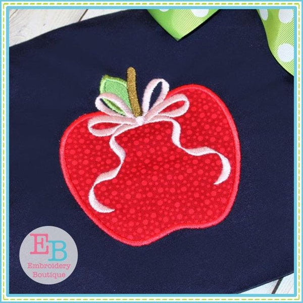 Apple Applique - Etsy