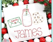 Santa Letter Trio Embroidery Design: Christmas Festive Machine File (Instant Download)