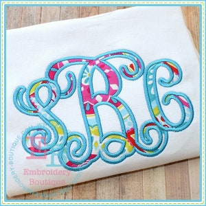 Satin Elegant Vine Applique Alphabet, INSTANT DOWNLOAD, Multiple Sizes and Formats, Machine Embroidery Digital Design File, Alphabet Letters