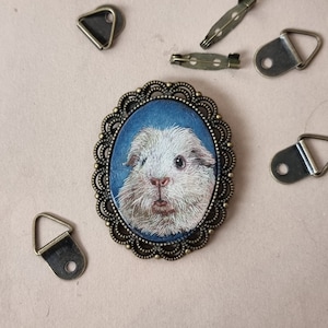 Pintura al óleo de mascotas en miniatura personalizada Marco de metal Pintura de retrato de mascota personalizada Retrato de gato personalizado Pintura de perro personalizada Encargo Arte de pared pequeño