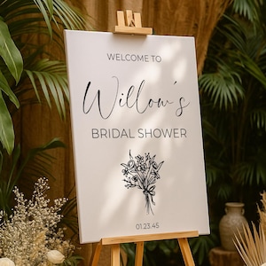 Brautparty Willkommensschild Vorlage Personalisierte Willkommensschilder Brautparty Dekorationen Minimalist Brautparty Schild Schöne Boho