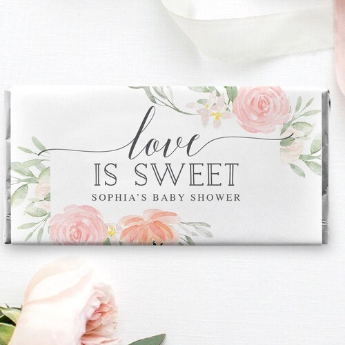 Printable Chocolate Bar Wrapper Bridal Shower Favors Candy - Etsy