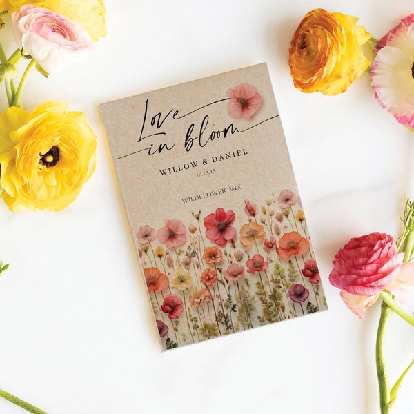 Seed Packet Wedding Favors - Etsy