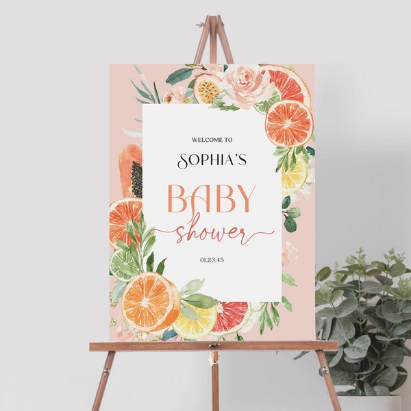 Citrus Baby Shower - Etsy