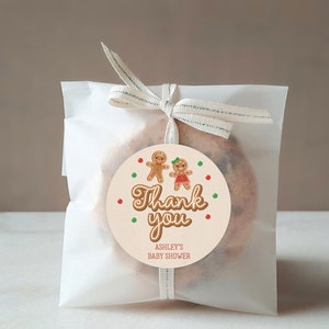 What&#39;s Baking - Favor Stickers - Gender Reveal Ideas - Baby Shower Sticker Labels - Christmas - Printable - Favors - Editable - Cookies