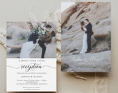Happily Ever After Party Invitation Template, Wedding Reception Invite, Post Wedding Celebration, Wedding Party Invite, Elopement, Eloped Il_170x135