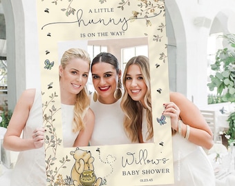 PRINTED & FREE SHIPPING Baby Shower Photo Prop | Custom Sign | Decor | Photo Booth | Personalized | Winnie The Pooh | A Little Hunny