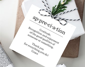 Teacher Appreciation Printable, Healthcare Worker Gift, Thank You Tag, Teacher Gift, Editable Template, Printable Tag, Gift for Teacher