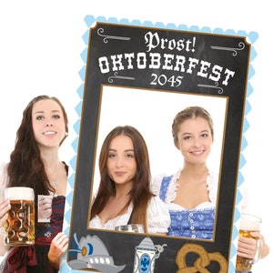 Oktoberfest Photo Prop, Prost!, Oktoberfest, 24x36 Editable Template, Instant Download, German Beer, Biergarten, Onetoberfest, Decor