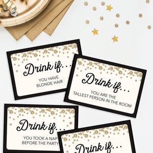 Bachelorette Party Game - Drink If Game - Printable Bachelorette Game - Drinking Games - Bachelorette Party Ideas - Bachelorette Weekend