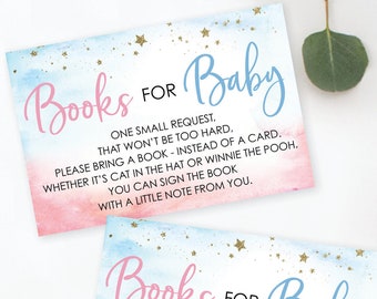 Book Request - Baby Shower Book Request - Print at Home - Instead of a Card - Printable Books for Baby - Baby Shower DIY - Twinkle Twinkle