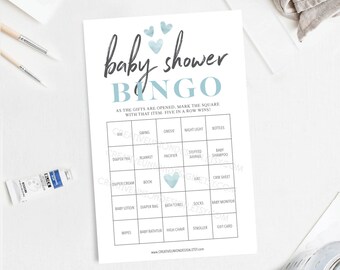 Etsy Baby Shower Bingo Etsy Baby Shower Bingo