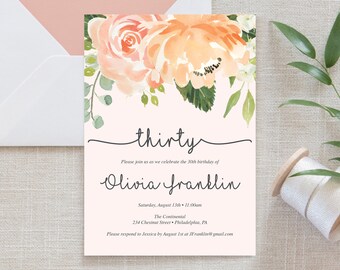 surprise party invitation surprise birthday invitation etsy